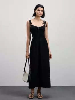 Сарафан длины макси с разрезами