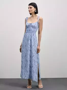 Сарафан длины макси с разрезами