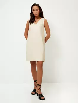 Сарафан из экокожи