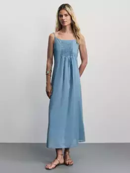 Сарафан из хлопка А-силуэта