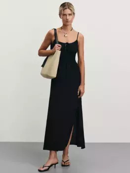 Сарафан миди приталенного кроя