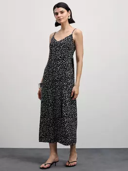 Сарафан миди с разрезом