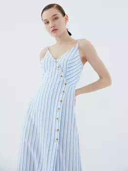 Сарафан с пуговицами