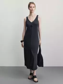 Сарафан с V-образным вырезом из модала