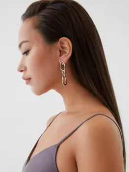 Серьги-цепи