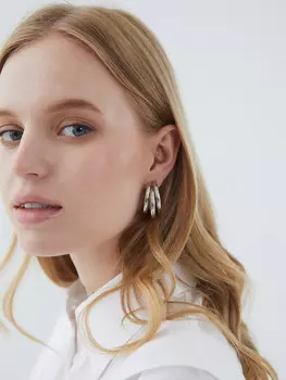 Серьги-полукольца