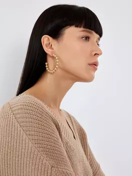 Серьги-полукольца