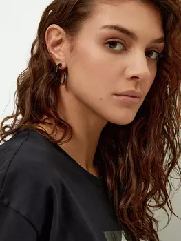 Серьги-полукольца