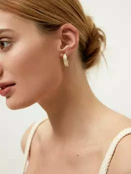 Серьги-полукольца