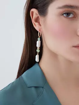 Серьги с бусинами