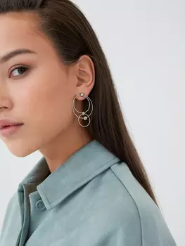 Металлические серьги