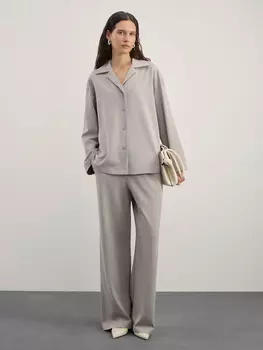 Широкие брюки из вискозы