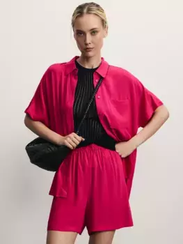 Шорты из вискозы с эластичным поясом