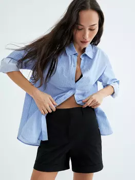 Шорты с отворотами