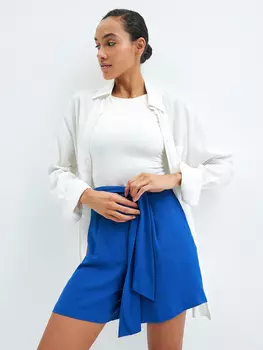 Шорты с поясом