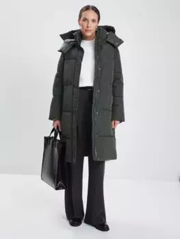 Стеганое пальто