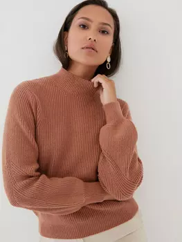 Свитер с объемными рукавами