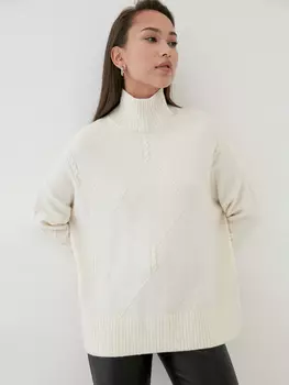 Свитер с широкими манжетами