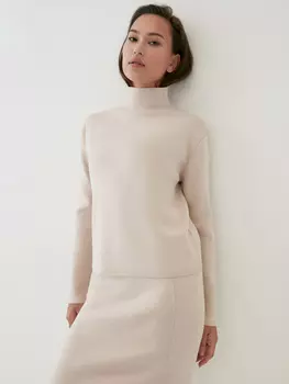 Свитер с воротником-стойкой