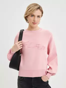 Свитшот с объемными рукавами