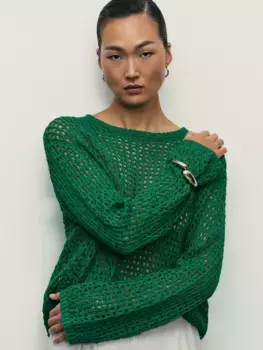 Свободный джемпер из хлопка