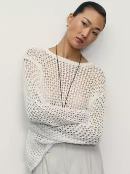 Свободный джемпер из хлопка