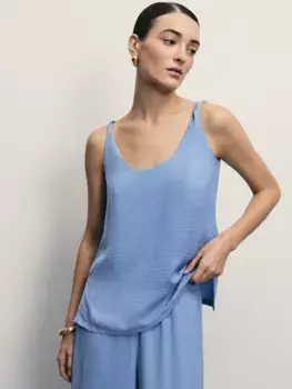 Топ из жатой ткани