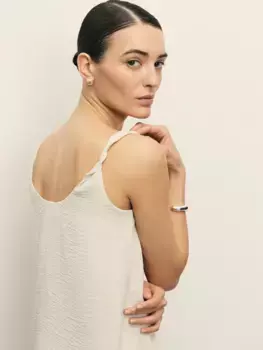 Топ из жатой ткани