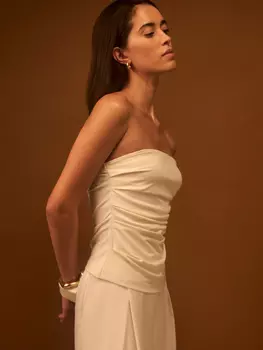 Топ с драпировкой