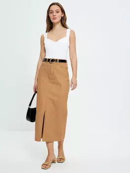 Топ с широкими бретелями