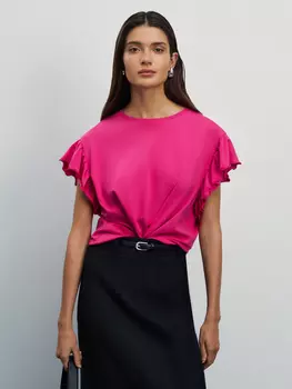 Топ с воланами