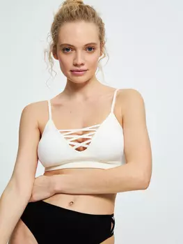 Топ со съемными чашками