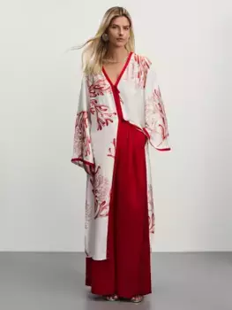 Туника из вискозы с принтом