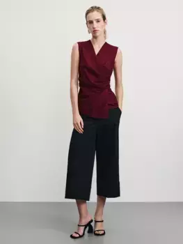 Укороченные брюки из хлопка