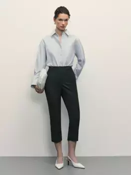 Укороченные брюки с вискозой в составе