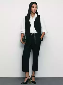 Укороченные брюки с вискозой в составе