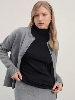 Водолазка из модала со швом