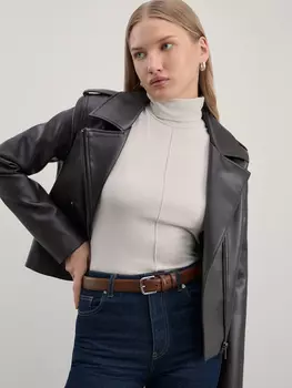 Водолазка из модала со швом