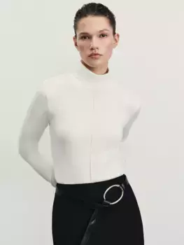 Водолазка из модала со швом