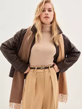 Водолазка в рубчик