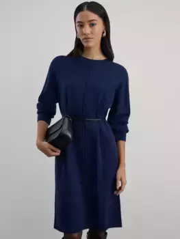 Вязаное платье со швом из вискозы