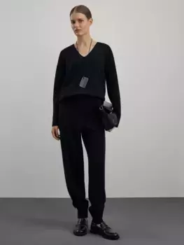 Вязаные джоггеры из вискозы