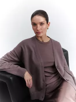 Вязаный кардиган