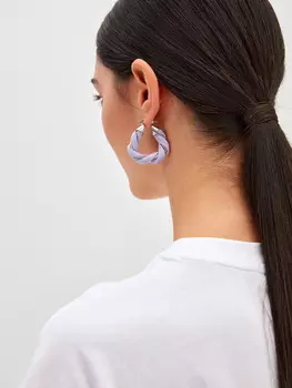 Закрученные серьги