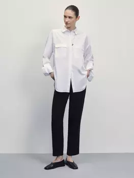 Зауженные брюки с эластичным поясом