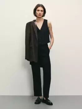 Зауженные брюки с эластичным поясом