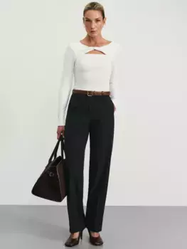 Зауженные брюки с содержанием вискозы