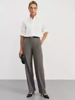 Зауженные брюки с содержанием вискозы