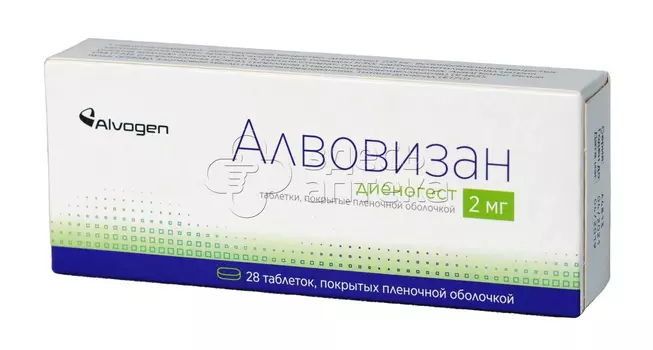 Алвовизан табл. п.п.о. 2мг N28