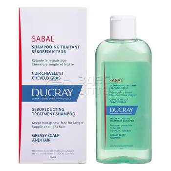 Дюкрэ Сабаль шампунь себорегулирующий для жирных волос флакон, 200 мл
